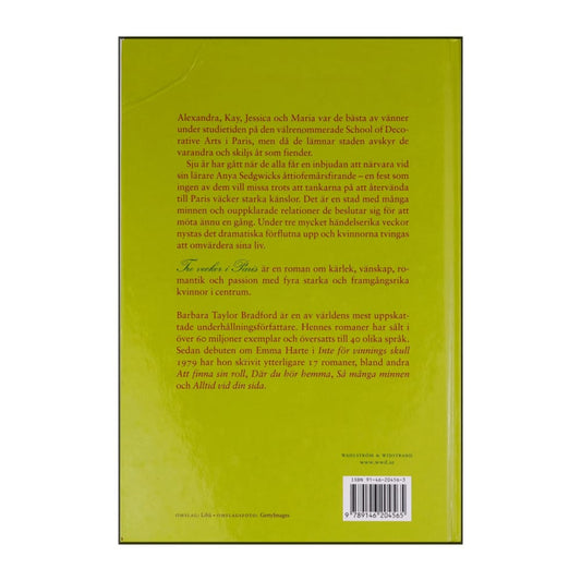 Barbara Taylor Bradford: Tre Veckor I Paris