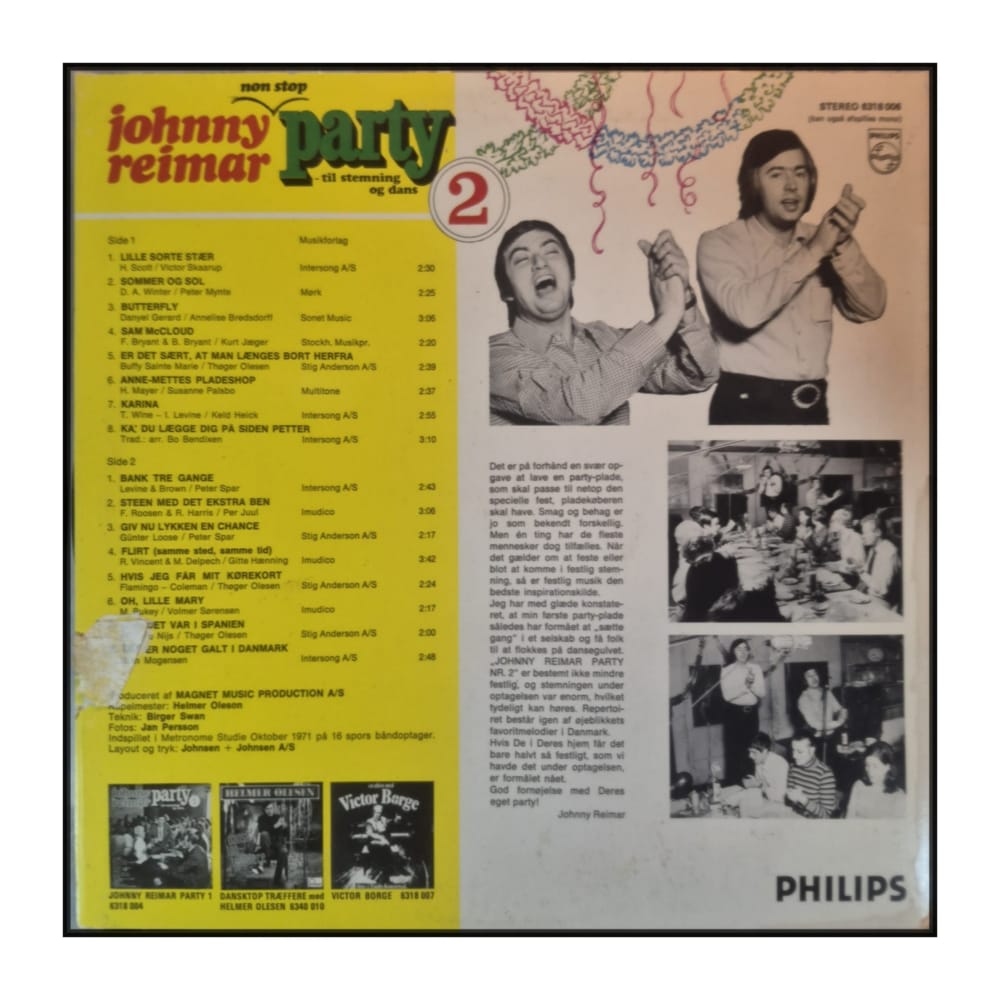 Johnny Reimar: Party 2