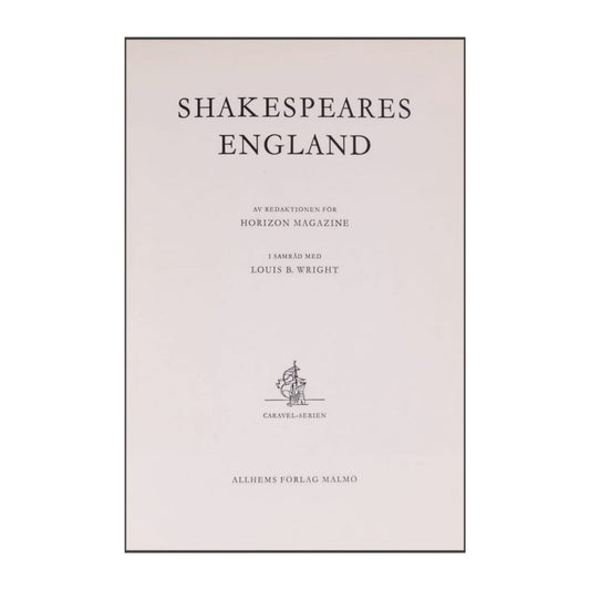 Shakespeares England