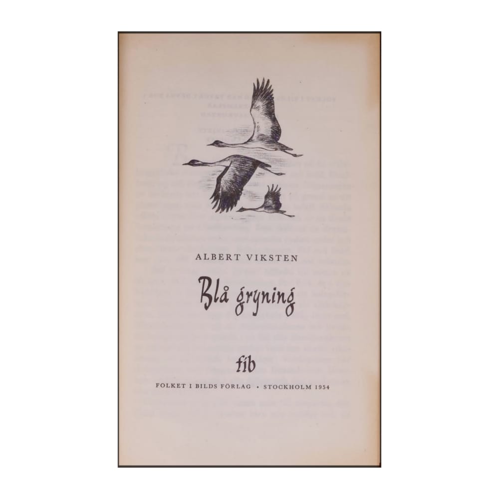 Albert Viksten: Blå Gryning