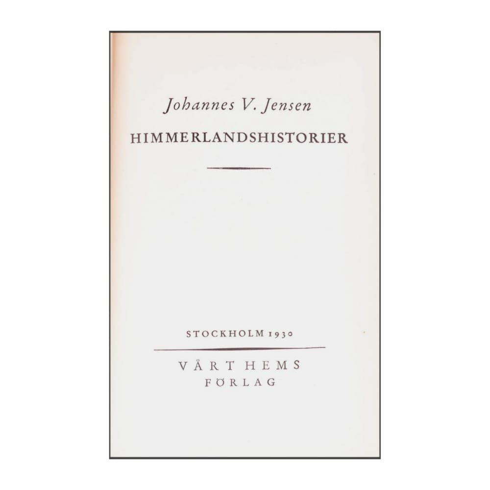 Johannes V. Jensen: Himmerlandshistorier