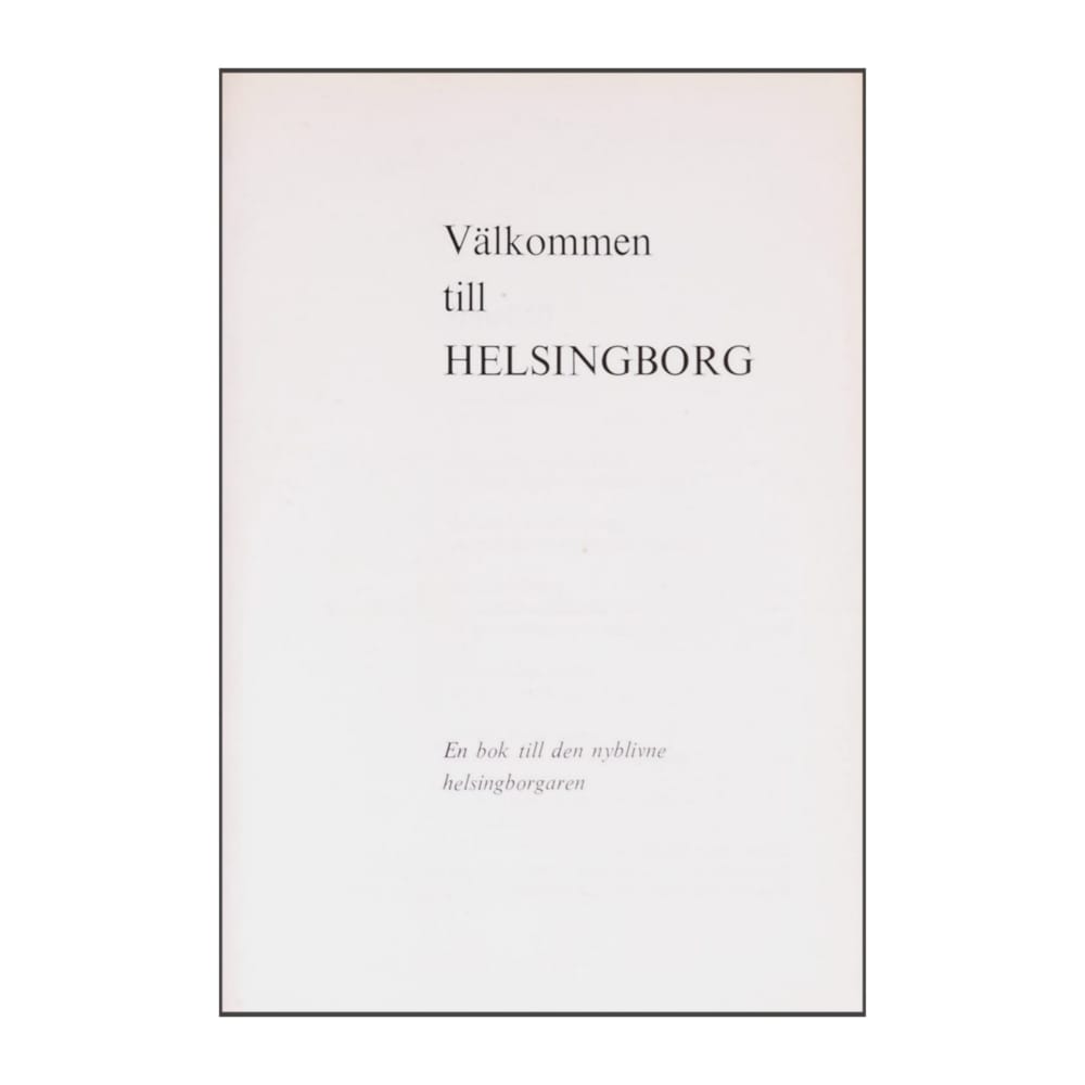 Välkommen Till Helsingborg