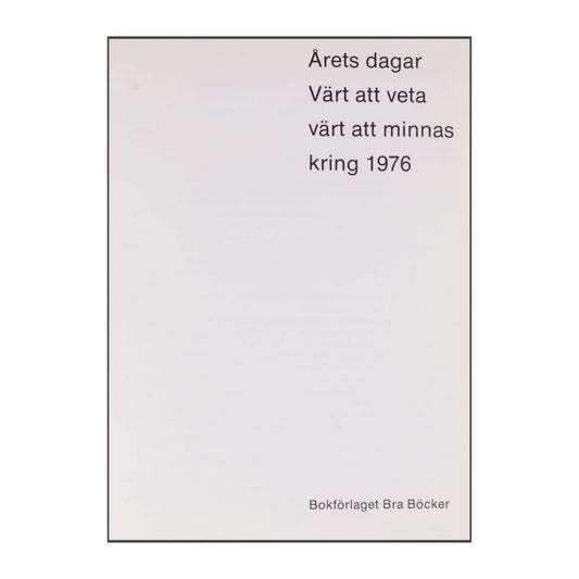 Årets Dagar 1976