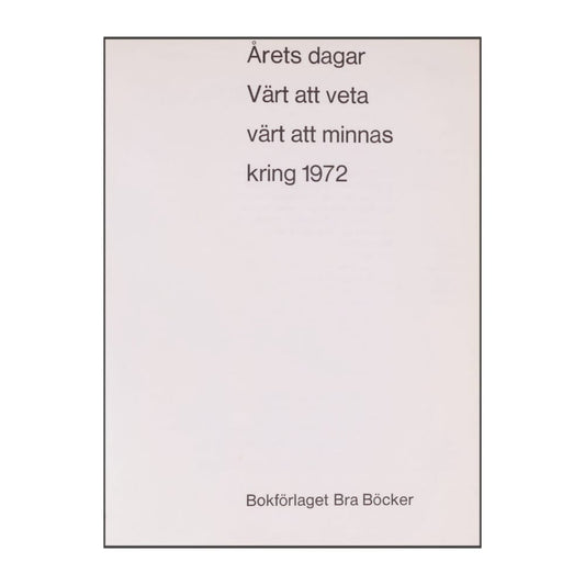Årets Dagar 1972