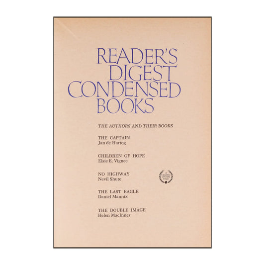 Reader'S Digest Condensed Books