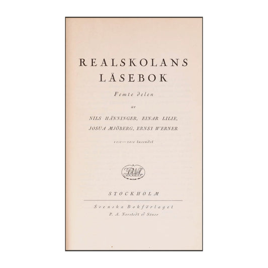 Realskolans Läsebok 5