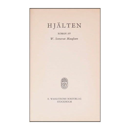 William Somerset Maugham: Hjälten