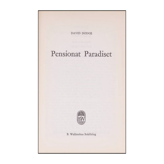David Dodge: Pensionat Paradiset