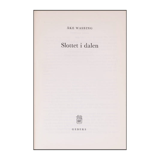 Åke Wassing: Slottet I Dalen