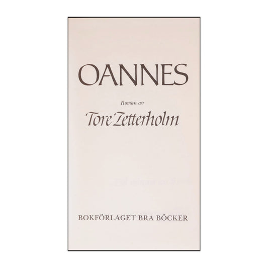 Tore Zetterholm: Oannes