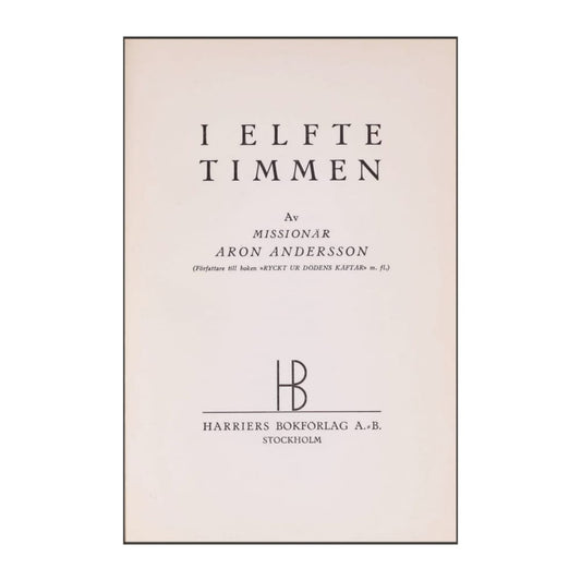 Aron Andersson: I Elfte Timmen