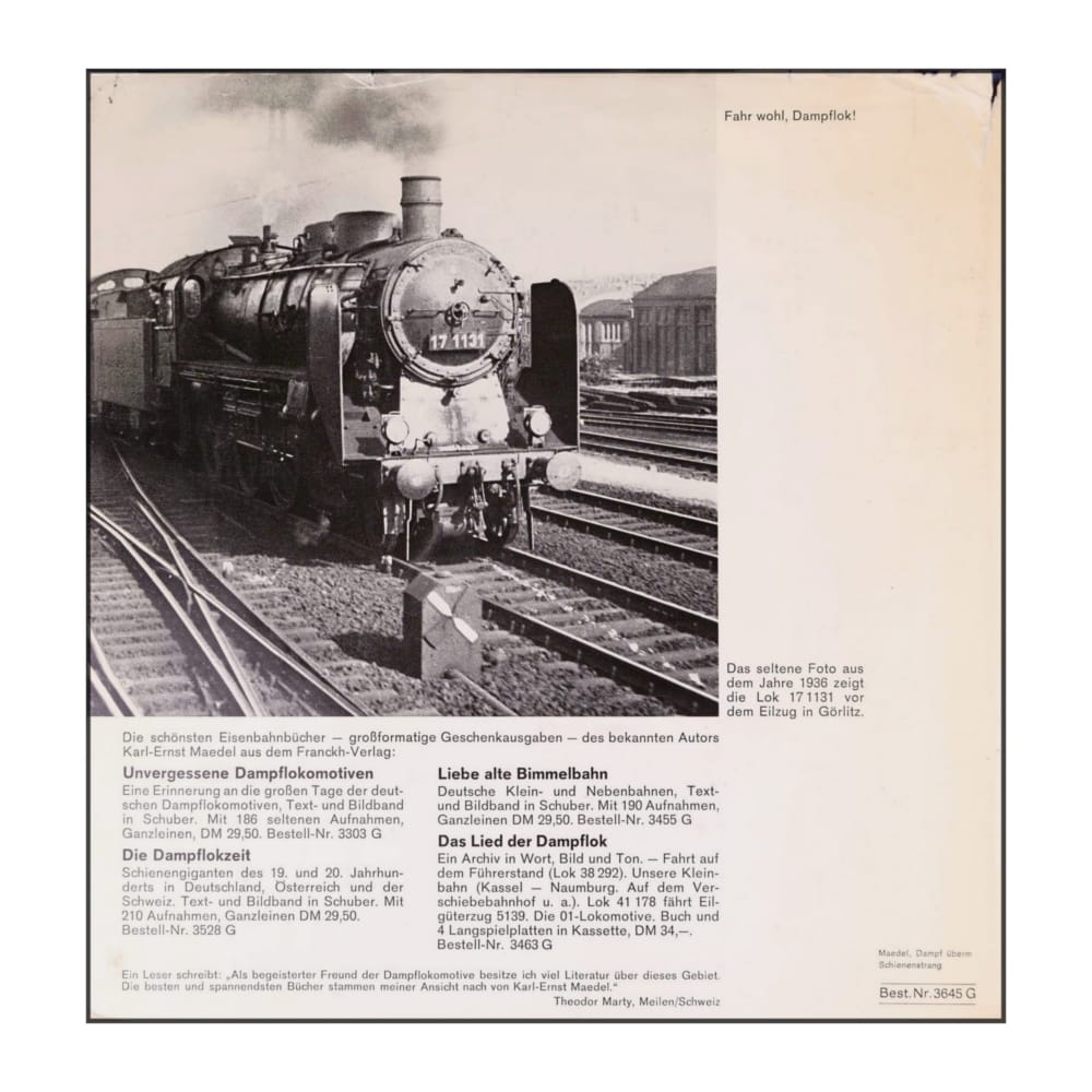 Karl-Ernst Maedel: Dampf Überm Schienenstrang