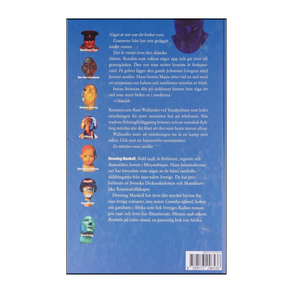 Henning Mankell: Mördare Utan Ansikte