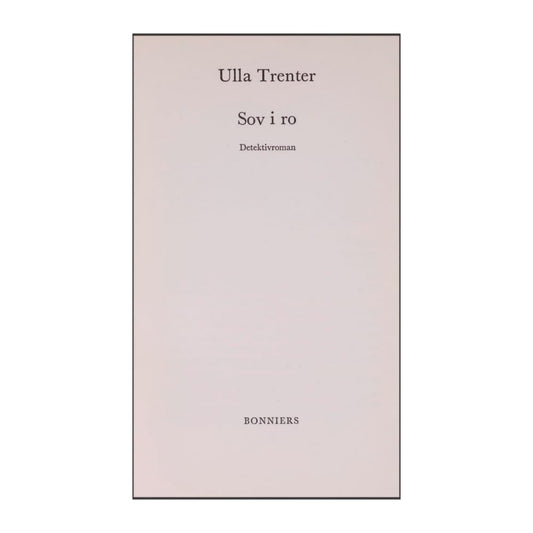 Ulla Trenter: Sov I Ro