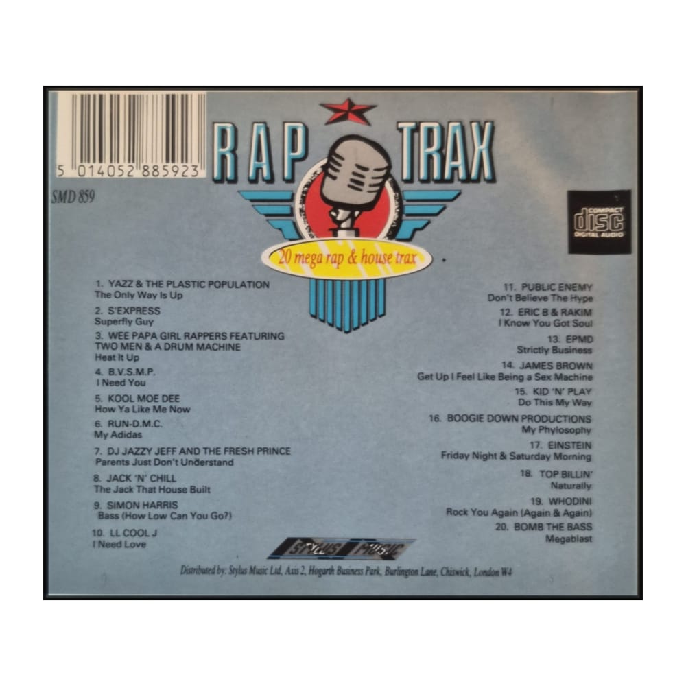 Rap Trax! 20 Mega Rap & House Trax