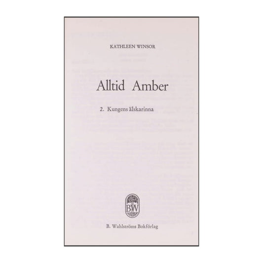 Kathleen Winsor: Alltid Amber