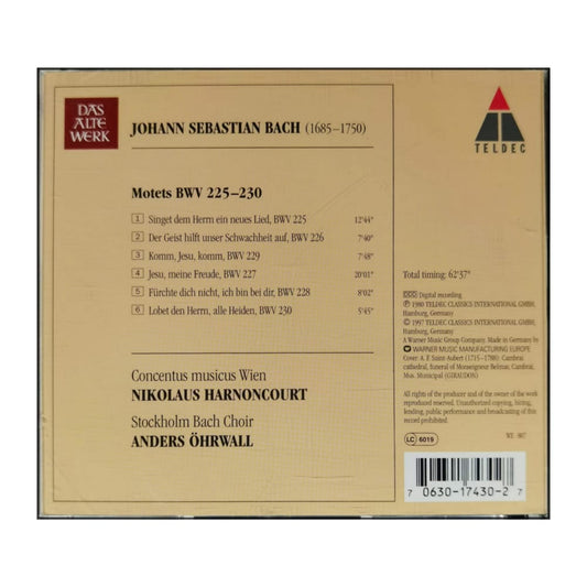 Johann Sebastian Bach: Motets Bwv 225-230