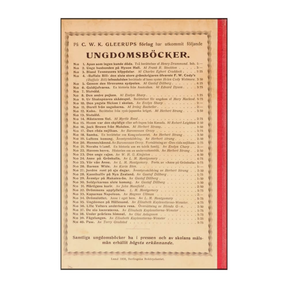 Olai Aslagsson: Under Präriens Himmel