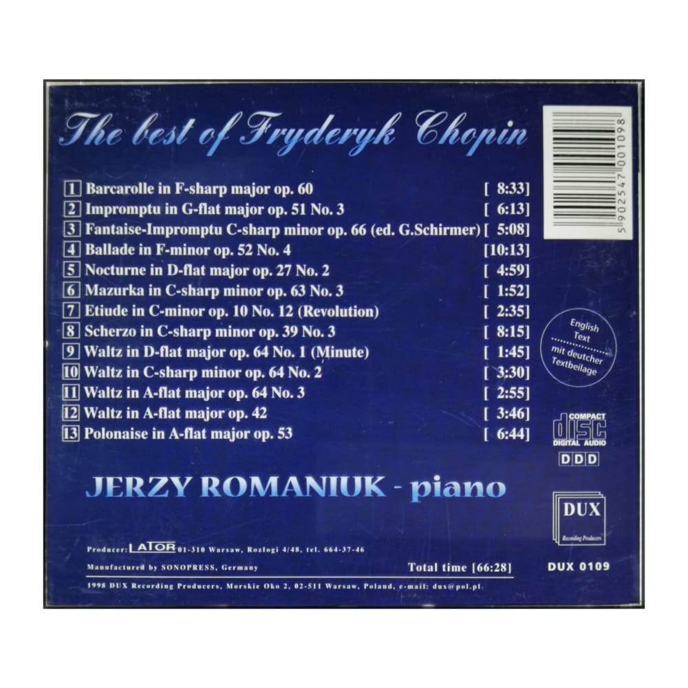 Jerzy Romaniuk: The Best Of Chopin