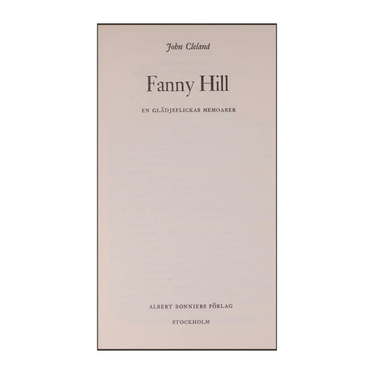 John Cleland: Fanny Hill