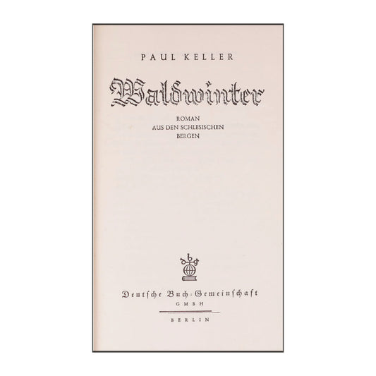 Paul Keller: Waldwinter