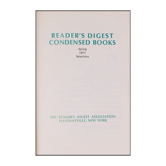 Reader'S Digest Condensed Books
