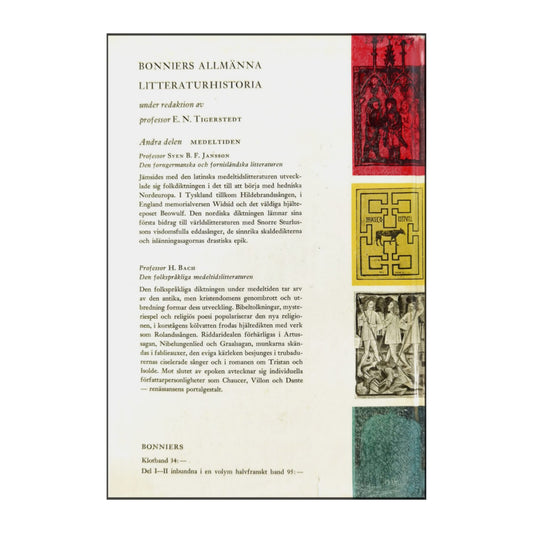 Bonniers Allmänna Litteraturhistoria: Medeltiden