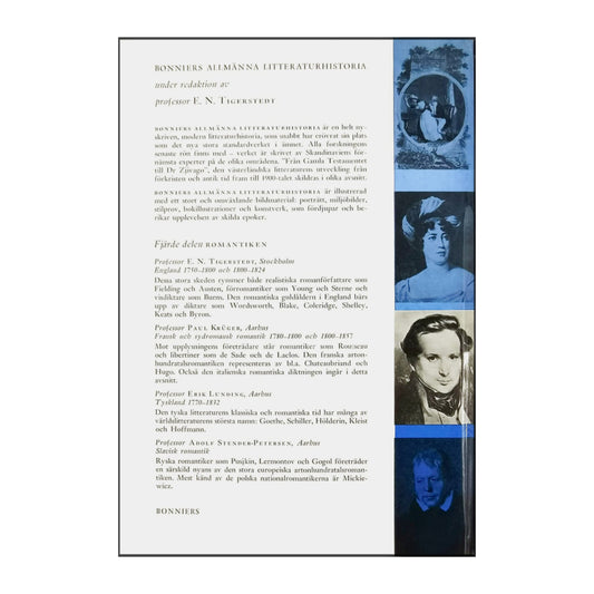 Bonniers Allmänna Litteraturhistoria: Romantiken