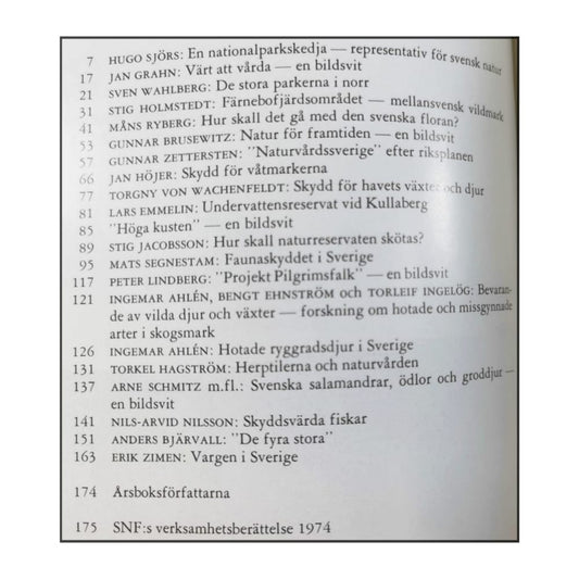 Snf 1975 Natur För Framtiden