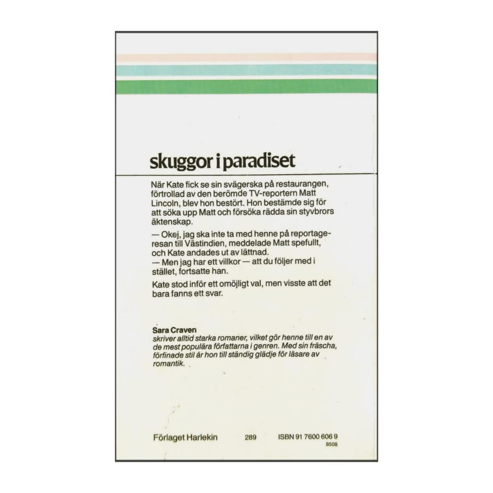 Sara Craven: Skuggor I Paradiset