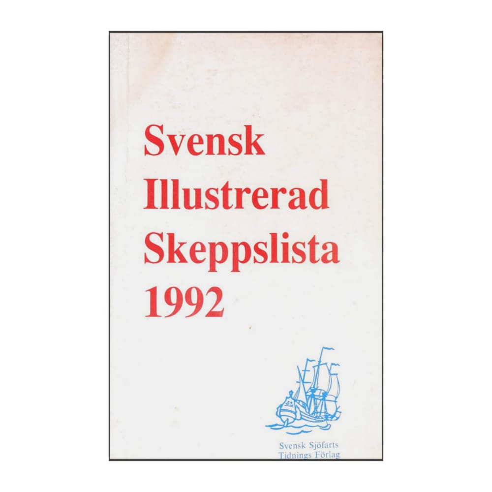 Svensk Illustrerad Skeppslista 1992