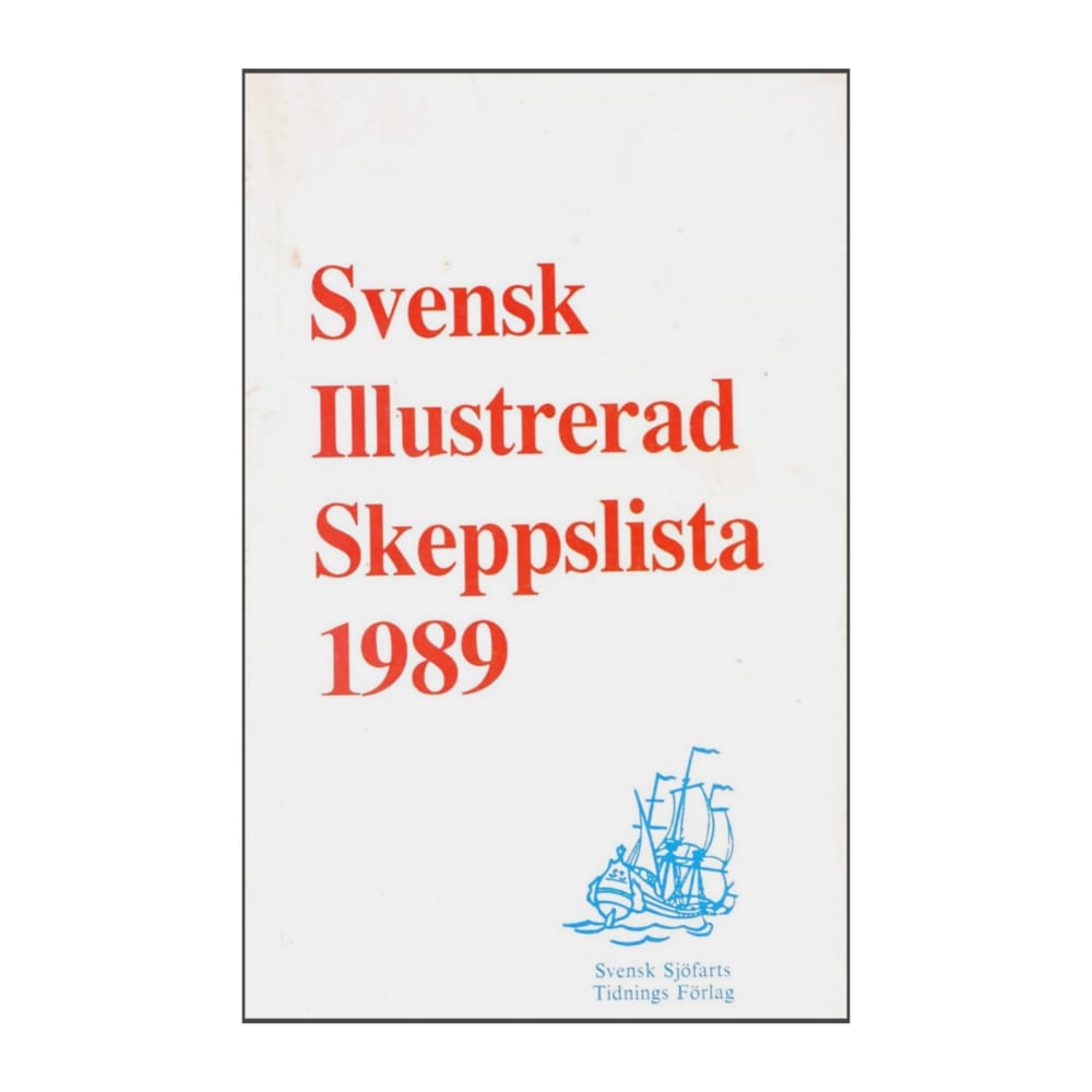 Svensk Illustrerad Skeppslista 1989