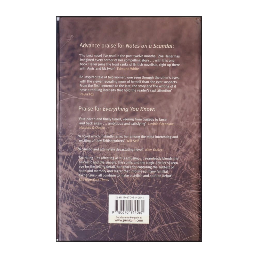 Zoë Heller: Notes On A Scandal