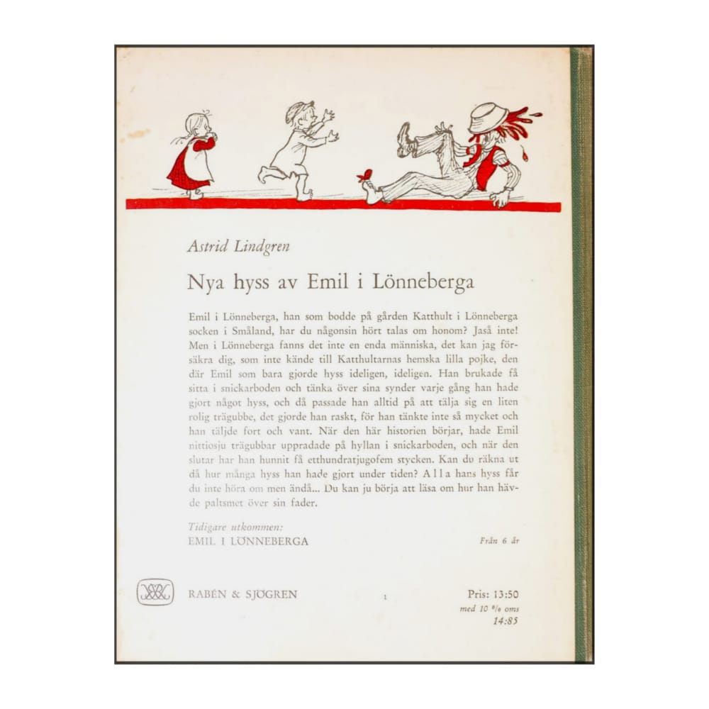 Astrid Lindgren: Nya Hyss Av Emil I Lönneberga