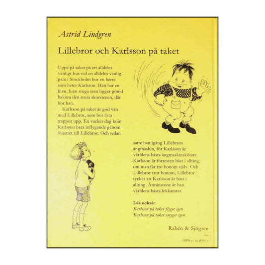 Astrid Lindgren: Lillebror Och Karlsson På Taket