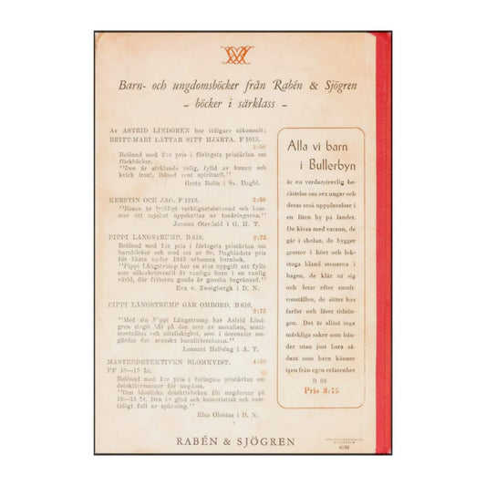 Astrid Lindgren: Alla Vi Barn I Bullerbyn