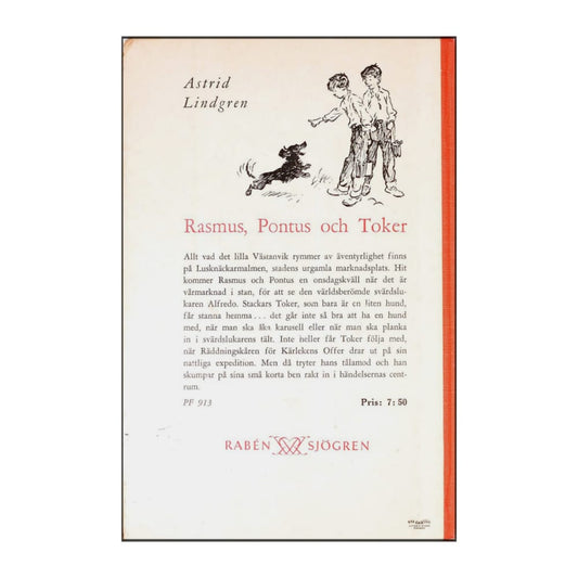 Astrid Lindgren: Rasmus Pontus Och Toker