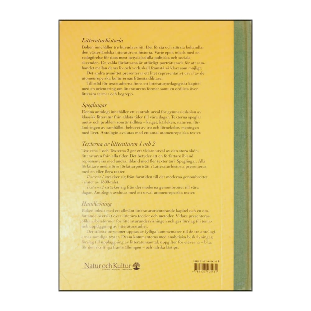 Inga Söderblom & Sven-Gustaf Edqvist: Litteraturhistoria