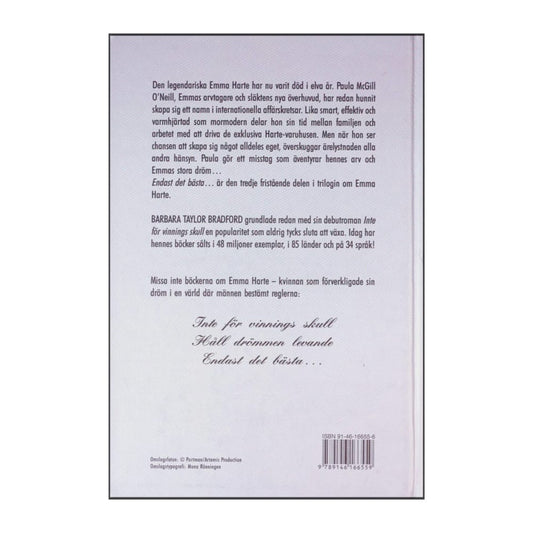 Barbara Taylor Bradford: Endast Det Bästa