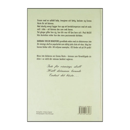 Barbara Taylor Bradford: Inte För Vinnings Skull