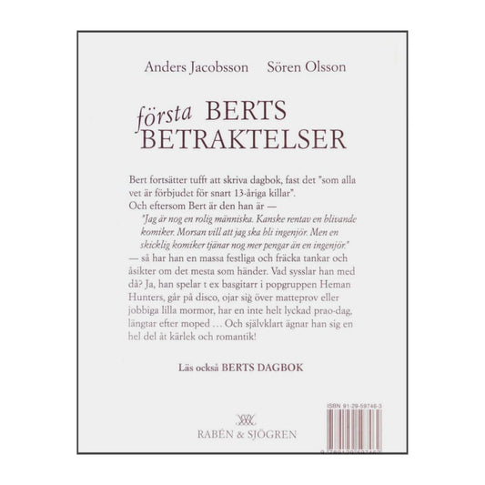 Bert: Berts Första Betraktelser