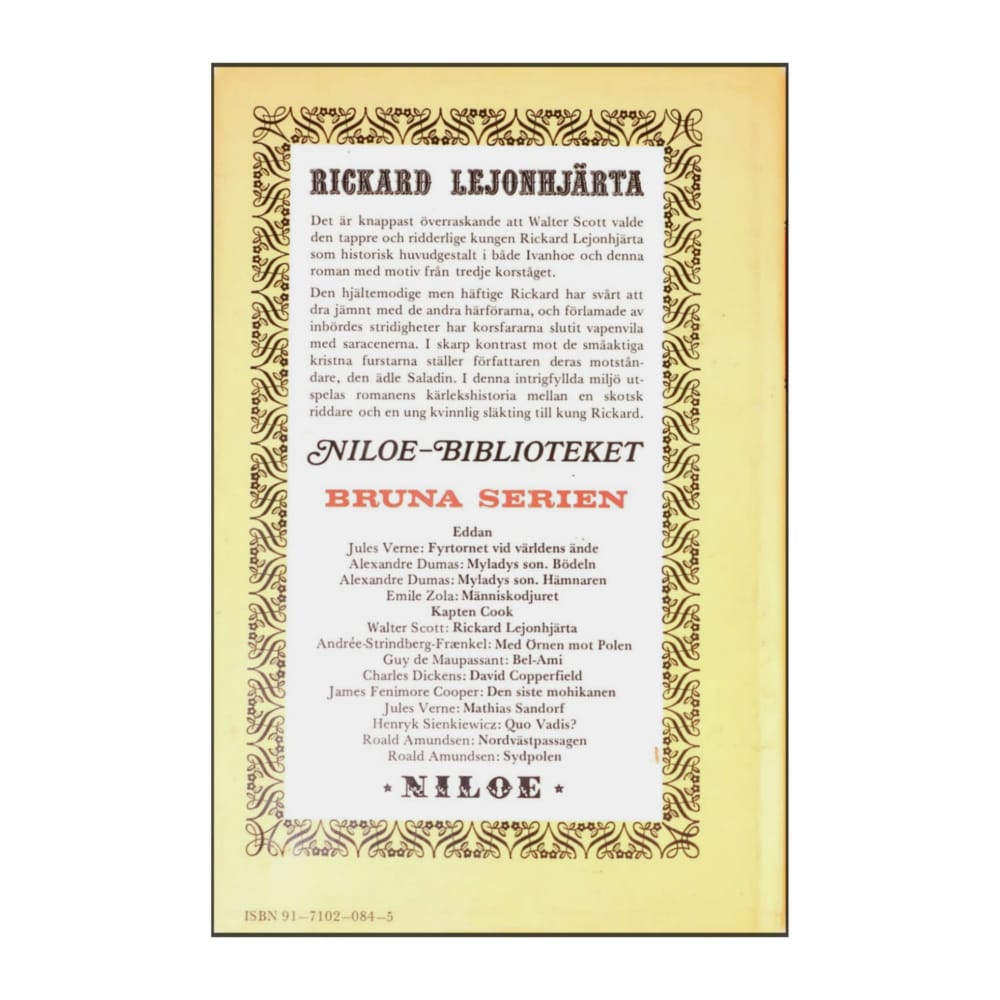 Walter Scott: Rickard Lejonhjärta 7