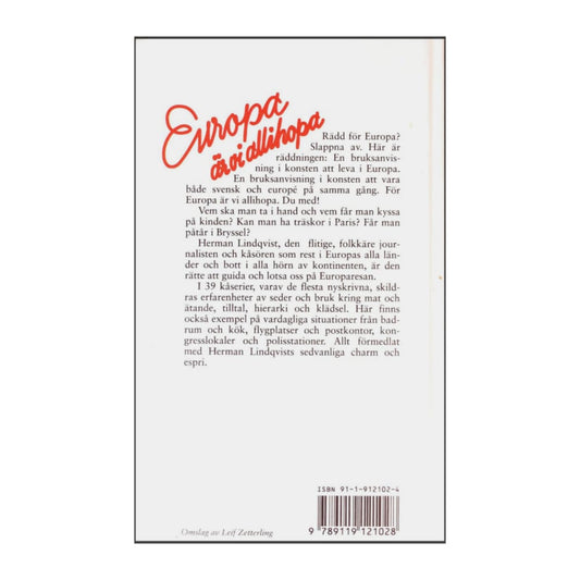 Herman Lindqvist: Europa Är Vi Allihopa