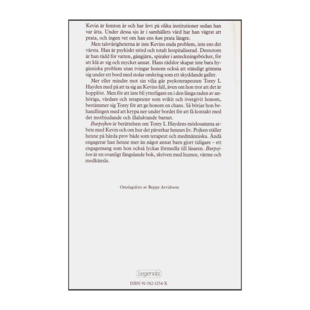 Torey L. Hayden: Burpojken