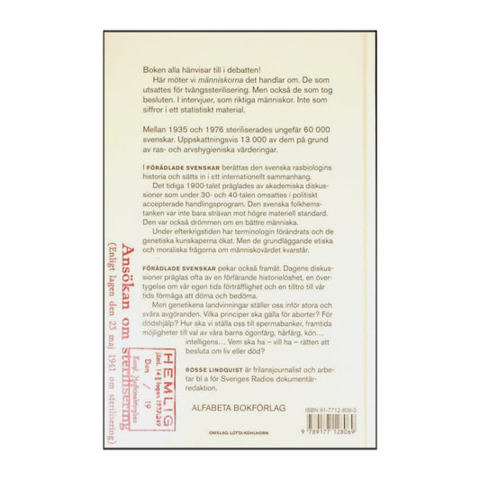 Bosse Lindquist: Förädlade Svenskar