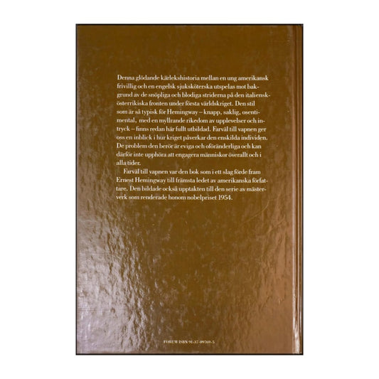 Ernest Hemingway: Farväl Till Vapnen