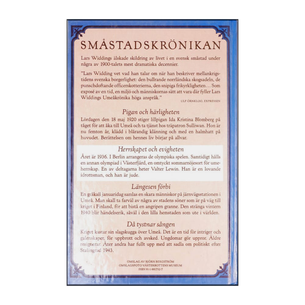 Lars Widding: Herrskapet Och Evigheten