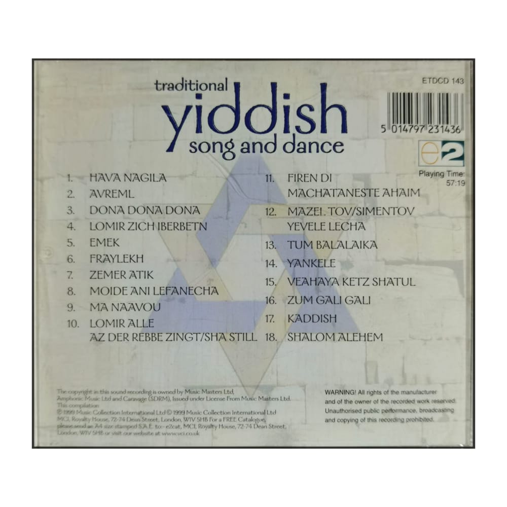 Traditional Yiddish Song And Dance