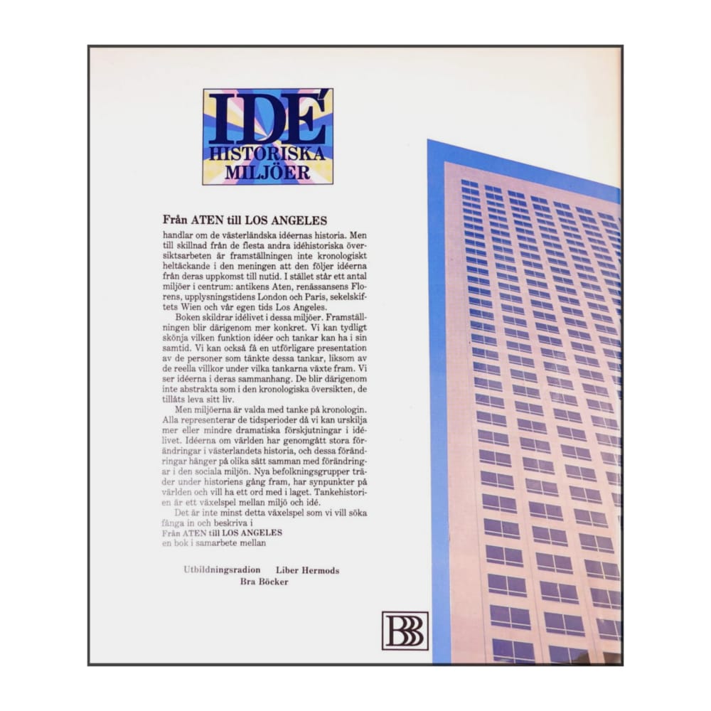 Från Aten Till Los Angeles Idéhistoriska Miljöer