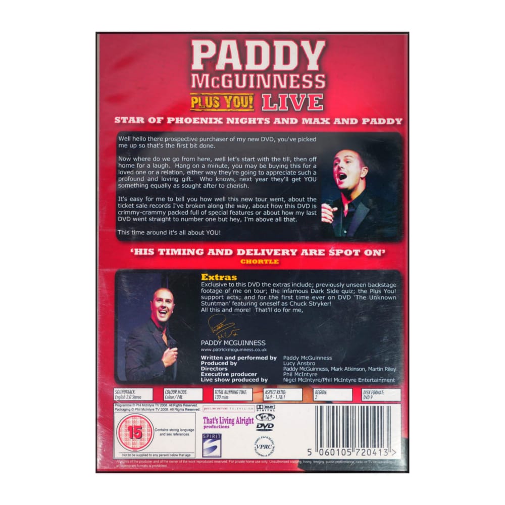 Paddy Mcguinness Plus You! Live